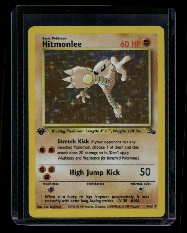 hitmonlee pokemon card value cards  TCG Collector [FFF] Low Kick (100) Weakness / Resistance / Retreat Cost Hitmonlee - 13/110 - Reverse