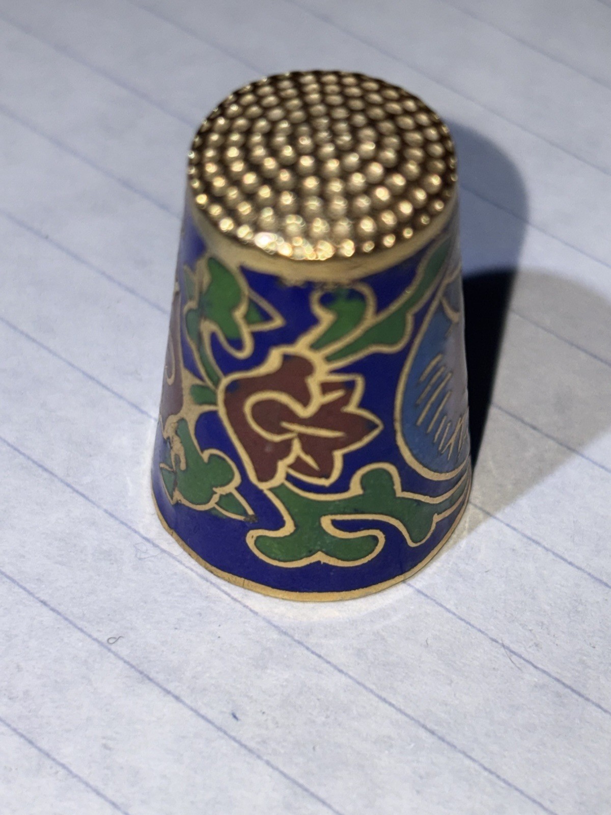 Vintage Thimble Lot (13) Mixed Makers Limoges, Cloisonné, Bone China, Japan Etc