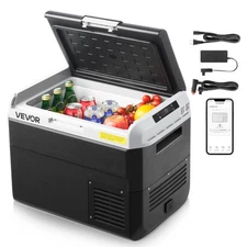 VEVOR 12V Car Refrigerator Portable Freezer 31.7QT Electric Cooler for Camping