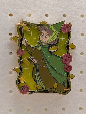 Fauna Green Fairy From Sleeping Beauty Disney Trading Pin Stained Glass Fairies 