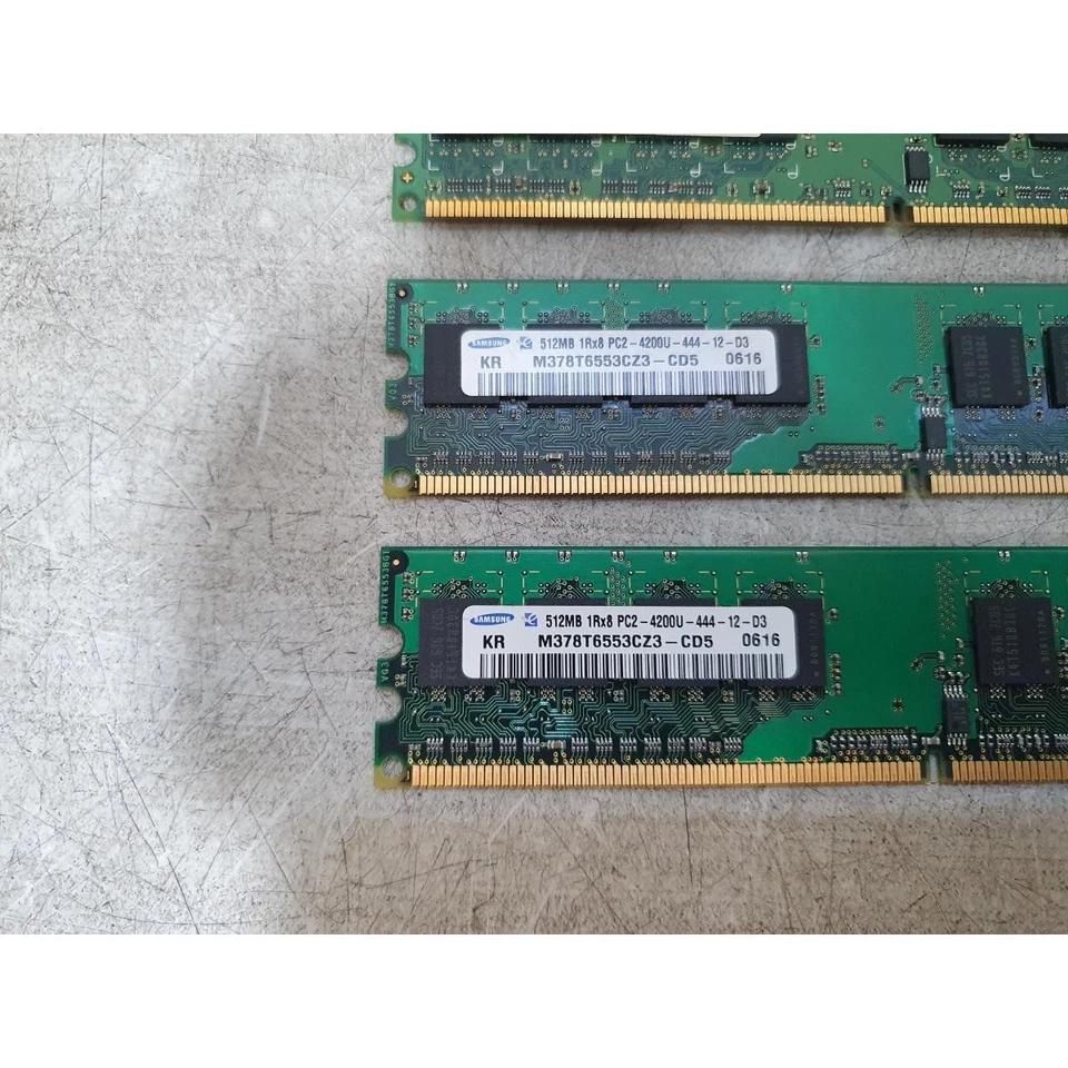 Lot Of 4 Samsung, Integral & Aeneon Memory Module (512MB & 1GB) DDR2 RAM 240-Pin - Image 3 of 4