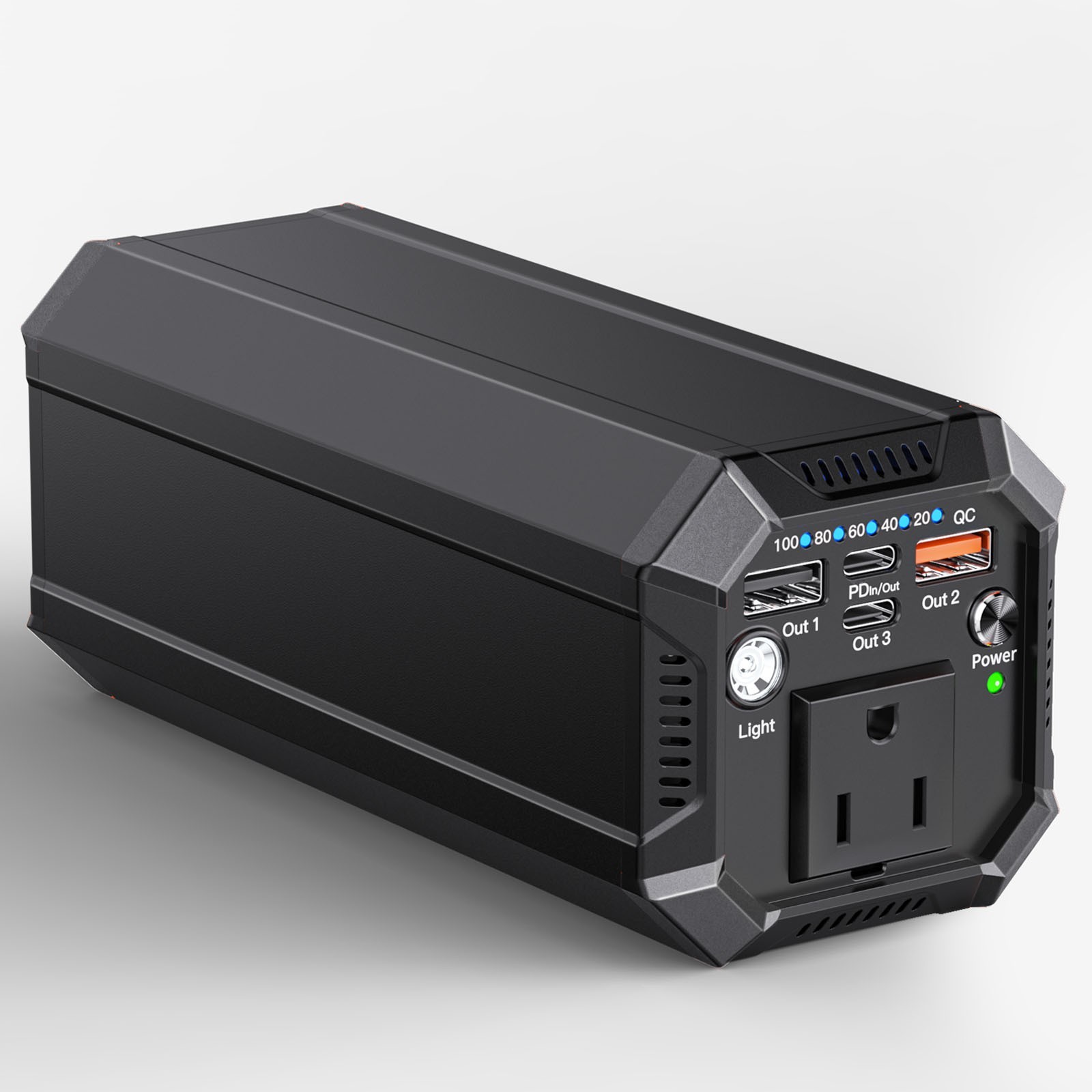 Portable Power Bank 100W AC Outlet, 98Wh/27000mAh with 65W P