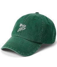 POLO RALPH LAUREN MEN'S BASEBALL TWILL COTTON CAP GREEN#710963533002-NWT