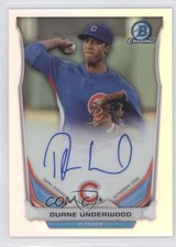2014 Bowman Chrome Prospect Refractor 375/500 Duane Underwood #BCAP-DU Auto 0b0