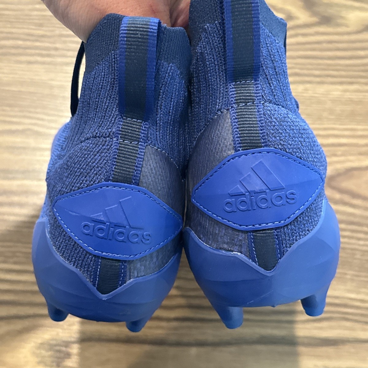 Men’s Size 9.5 adidas Adizero Primeknit Football Cleats Mystery Ink Blue EH3421 Men main image 3