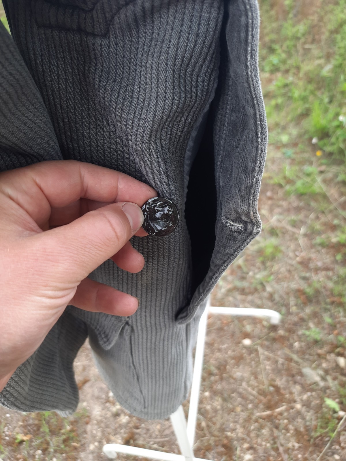 old hunting jacket ribbed cotton maquignon moleskin peasant Dumont D’urvil