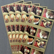 USPS SHEET OF 100 FIRST CLASS LETTER STAMPS Sparkling Holidays Santa