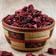 Dried Hibiscus Flowers Loose Leaf Herbal Tea, Hibiscus Flower Tea, 5 Oz