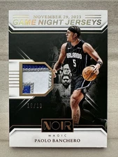 2024 Noir Paolo Banchero Game Night Jerseys Gold /10 #GNJ-PLO