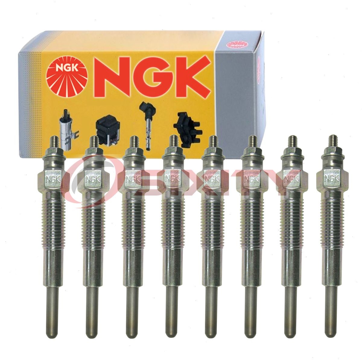 8 pc NGK 7464 Y-701R Glow Diesel Glow Plugs for RFJ5-18-601 91304-04300 zs