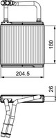 Valeo 811526 WäRmetauscher, Innenraumheizung FüR MERCEDES-BENZ
