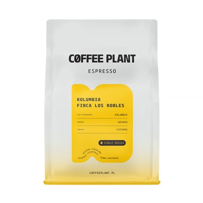 5904800240824 COFFEE PLANT - Colombia Finca Los Robles Espresso  250g COFFEE PLA