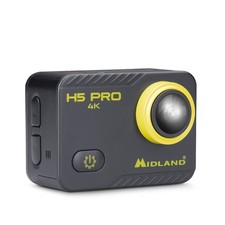 Midland Action Camera H5 Pro, Videocamera Leggera Ultra HD, Foto unica