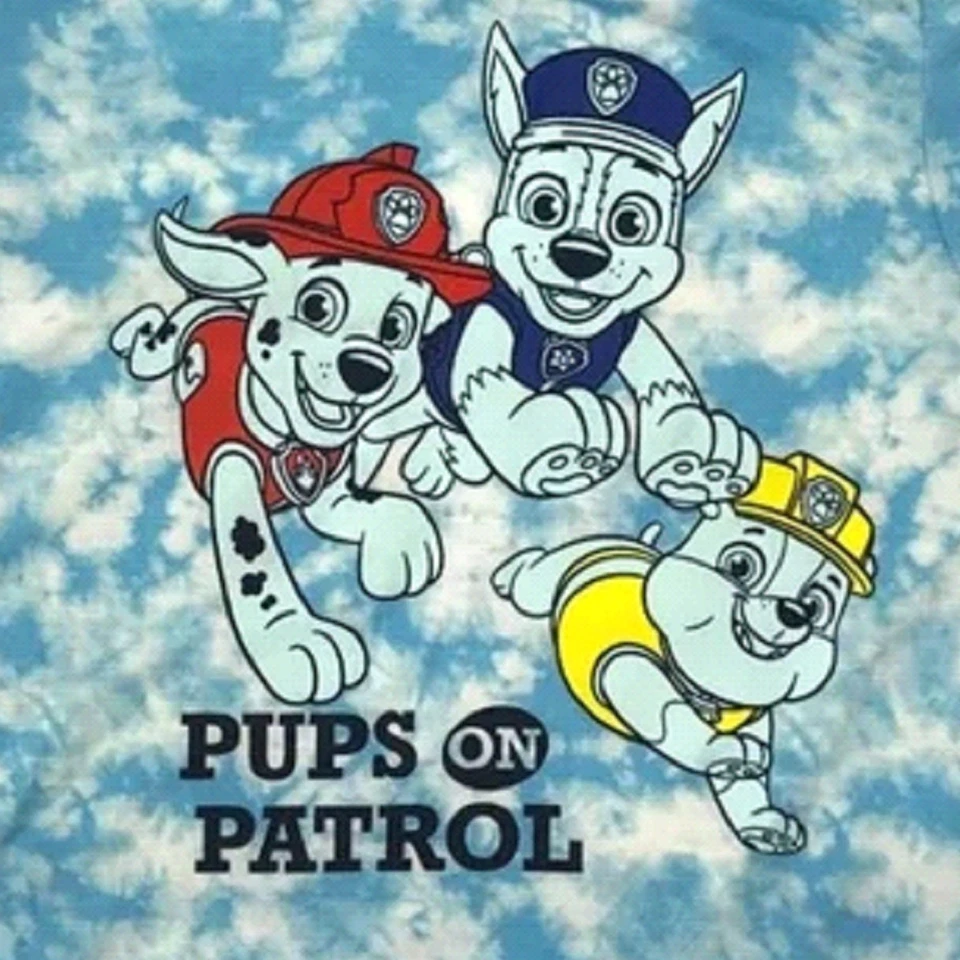 Nickelodeon Paw Patrol Pups on Patrol Little Boy's Tie Dye T-Shirt NWT - Image 2 of 4