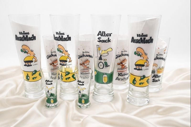 11 Ritzenhoff Gläser „Kleines Arschloch“ – neu – Sekt, Normale, Schnaps