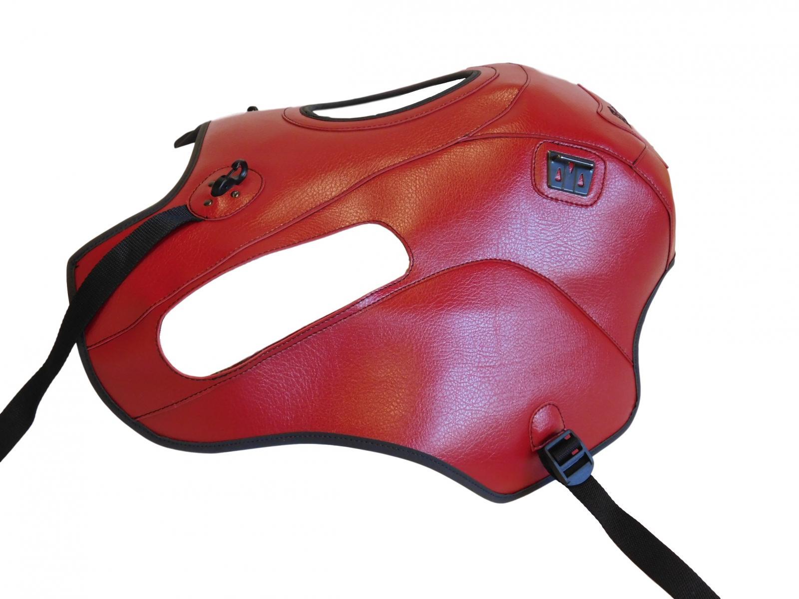 Couvre-réservoir Top Sellerie en cuir rouge pour Ducati Multistrada 1100 S