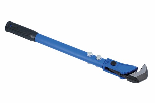Spurstangenverstellung Aufhängung Schraubenschlüssel gezahnte Backe lang 457 mm Griff Rohrart - Bild 3 von 7