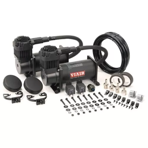 VIAIR Dual 400C 12-Volt 150-PSI Value Pack Air Compressor Kit - Stealth Black...