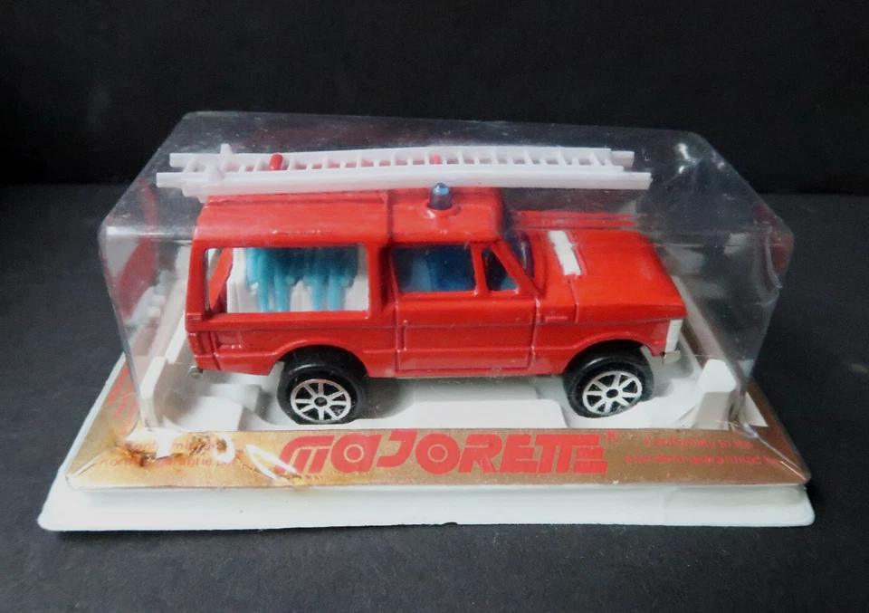 Range Rover Pompier #246 Etat Neuf en Blister Scellé Majorette Serie 200 Or - Photo 3/4