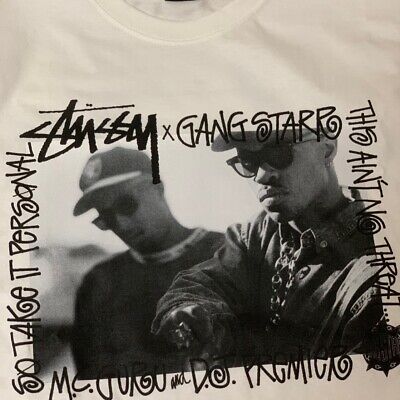 Stussy x Gang Starr Take It Personal Graphic Tee 23SS White Stussy x Gang Starr Take It Personal Graphic Tee 23SS White