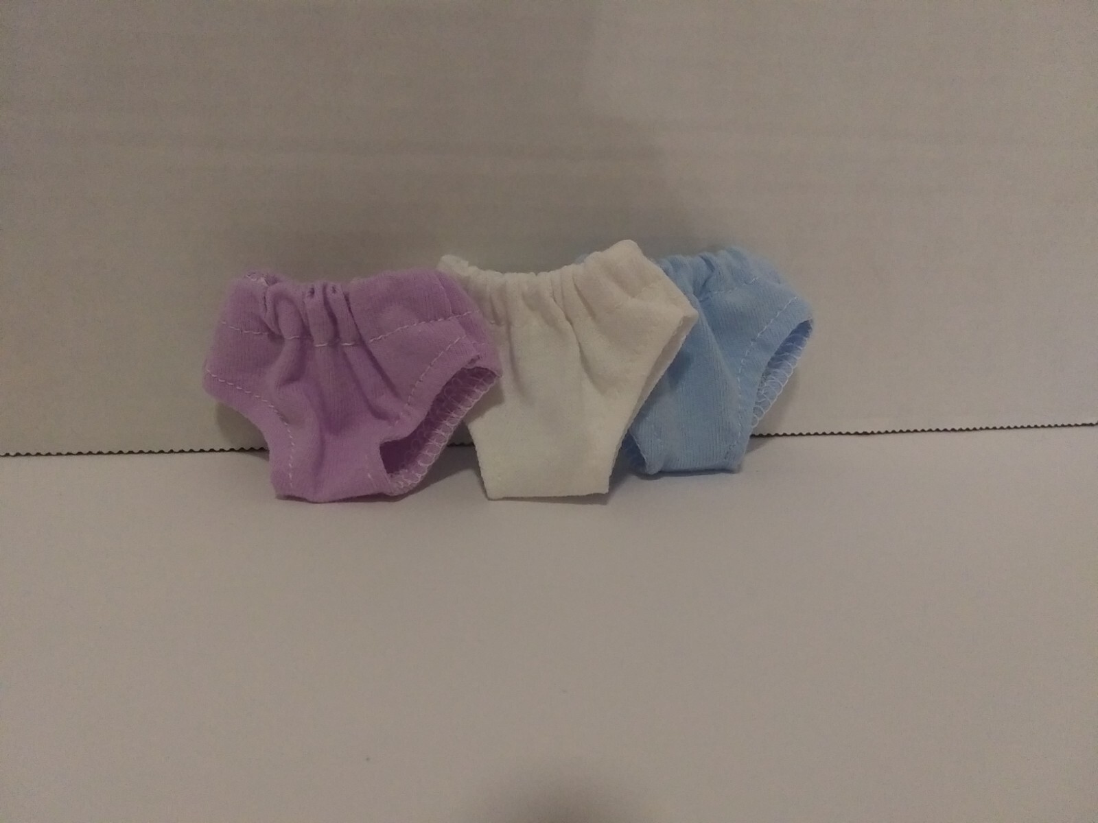 8" Doll Clothes Handmade to fit American Girl 8" Baby Doll-3-Underwear   B212