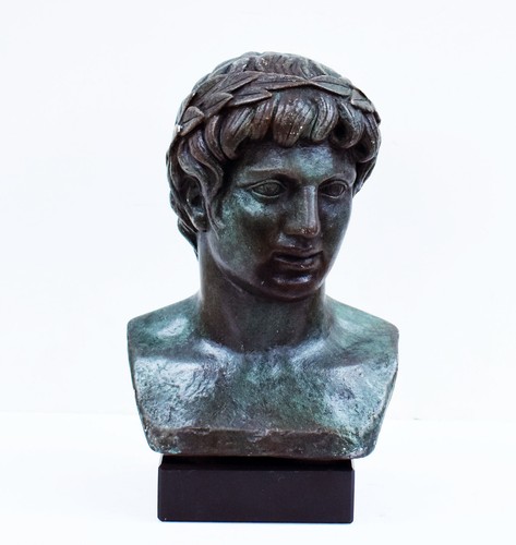 Apollo Bust with bronze color effect - Olympian God of light sun music poetry - Picture 4 of 5