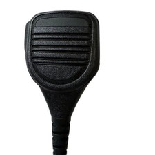 Black Handheld Shoulder Waterproof Speaker MIC For Radio 2-Pin K 3.5/2.5mm