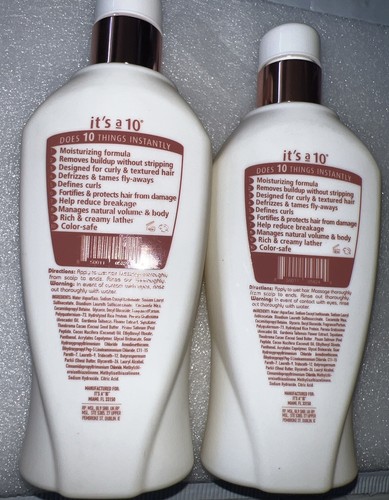 It's a 10 Coily Miracle Hydrating Shampoo 10 oz Each (Lot Of 2 ) - Picture 2 of 3