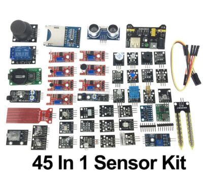 45 In 1 Sensor Module Starter Set Kit For Arduino Raspberry Pi Education