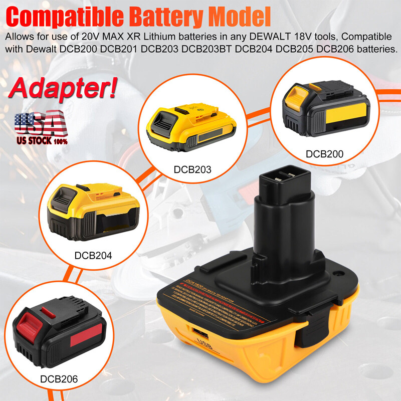 Dewalt 20v Max Dewalt 18 Volt Car Charger 20v Battery 18 To 20v