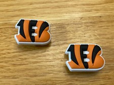 NFL Cincinnati Bengals Football Team For Crocs Shoe Charms Jibbitz - 2 pieces