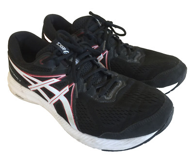 Asics Running Gel Contend 7 1011B040 Sport Men Shoes Low -  Size 11.5 Black Mesh