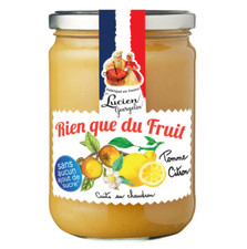 Lucien Georgelin Purée de Pomme Citron sans sucre ajouté le lot de 3x560g