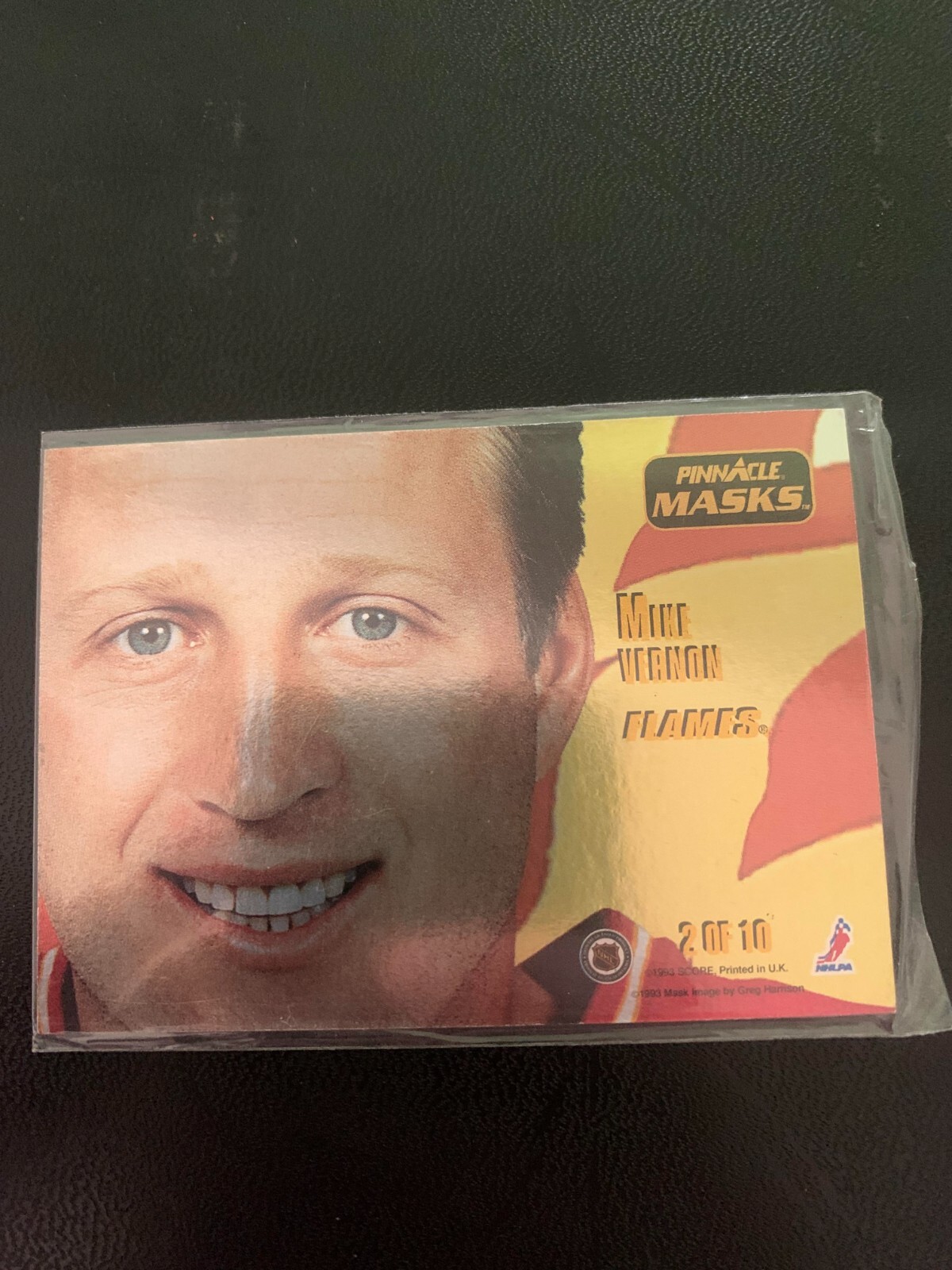 199394 Pinnacle 2 Mike Vernon Masks Calgary Flames eBay