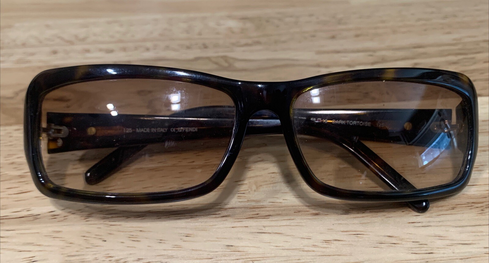 Fendi FS 272 Women's Dark Tortoise Sunglasses Made in Italy