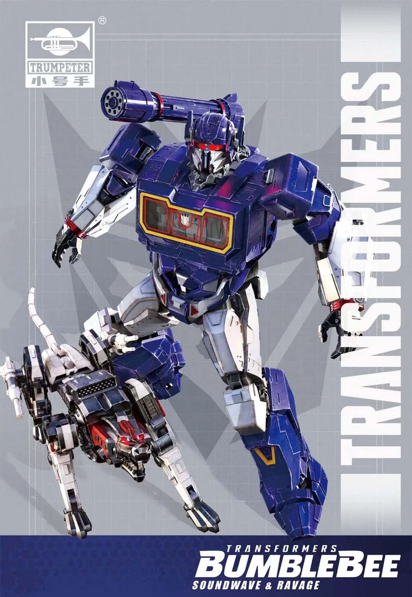 New Trumpeter 08112 Soundwave Ravage Model Smart kit Movable