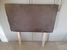 Headboard Plush Fabric Padded Lined, Divan Bedroom Furniture