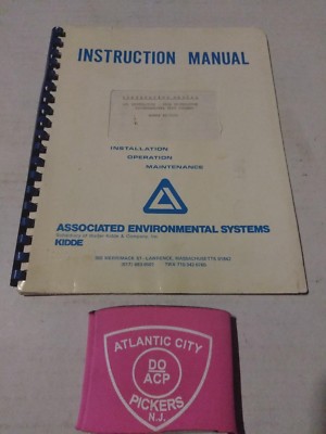 ASSOCIATED ENVIRONMENTAL SYSTEMS MODEL SW-5101LOW & HIGH TEMP INSTRUCTION MANUAL