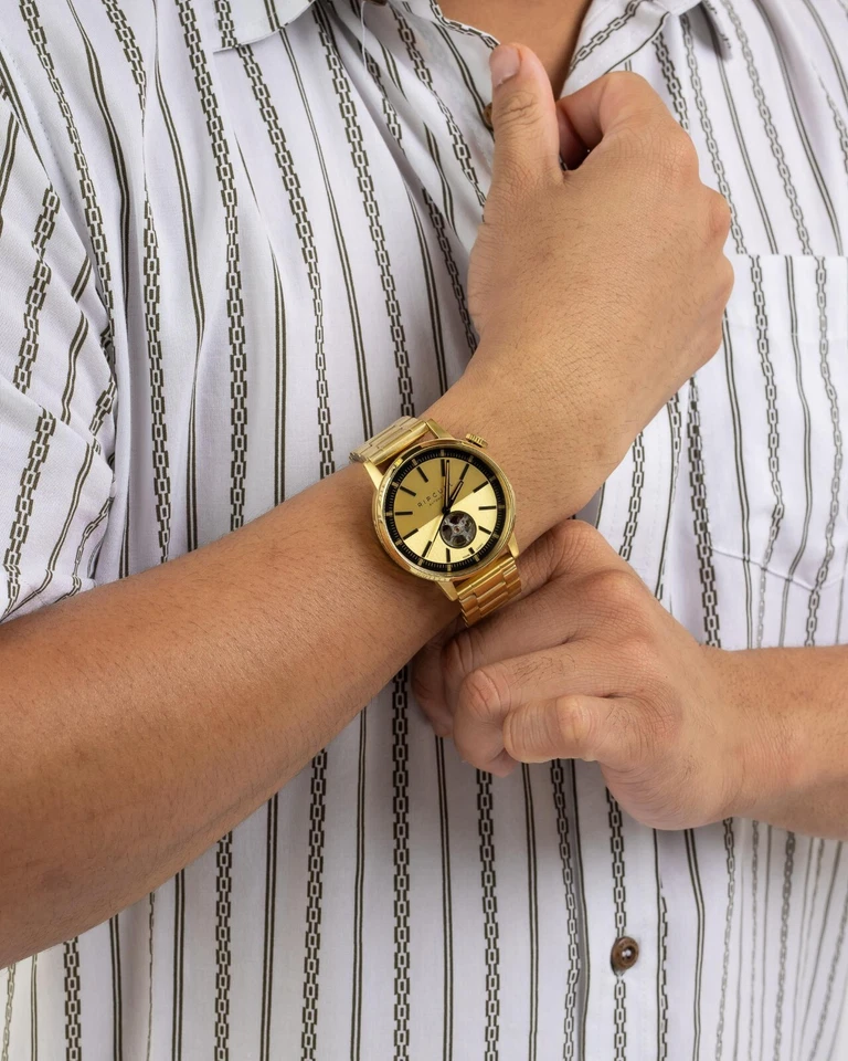 RIP CURL WATCH Drake Automatic SSS ~ 007MTI Gold ~ Mens 42mm New RRP$499.99 - image 2 of 4