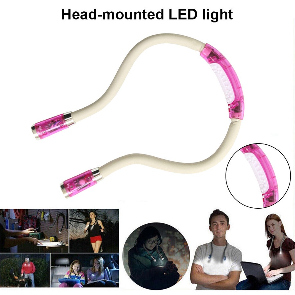 Useful Diamond Painting LED Headlamp Knitting Lamp Book Light for