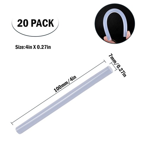 Hot Melt Glue Gun Stick Mini Clear White DIY Art Craft Repair Wholesale 20pc/Lot - Bild 14 von 28