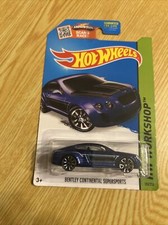 2015 Hot Wheels Bentley Continental Supersports  192/250 Blue