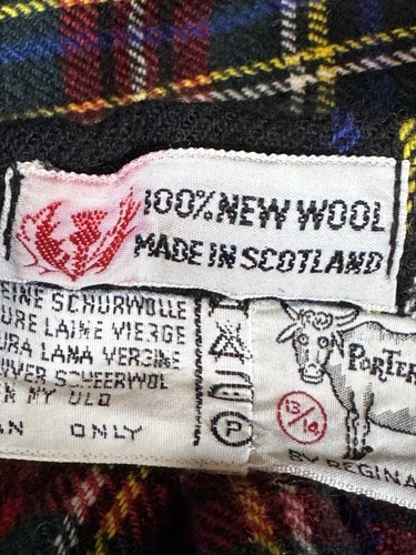 Porter House by Regina Porter Vintage Scottish Long Tartan Kilt Made In Scotland - Picture 7 of 8