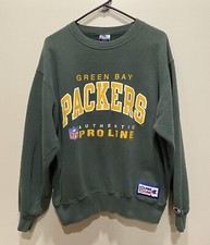 Vintage 1996 Green Bay Packers Champion Pro Line Sports NFL Vtg Sweater Size L