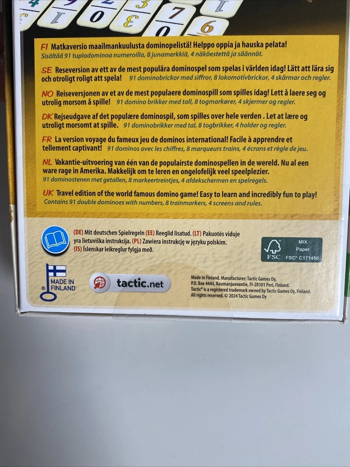 Tactic 2024 Travel: Mexican Train - Family! New Sealed - Image 4 of 4