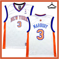 New York Knicks Basketball Jersey Reebok Medium Home Kit NBA 2004 2005 T51