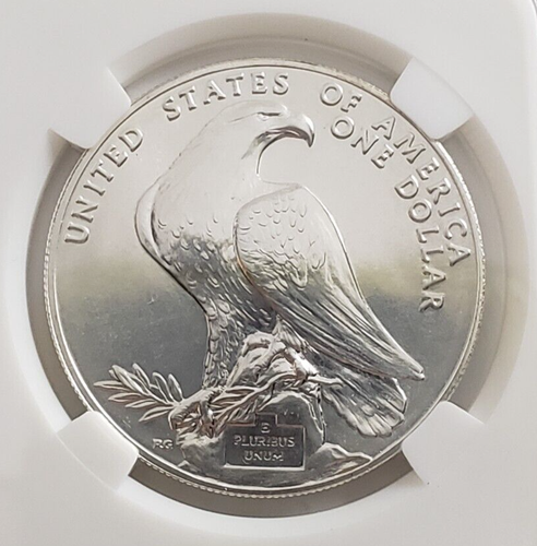 1984-P Los Angeles XXIII Olympiad Silver Dollar with Stamps - Nice! W4 - Picture 5 of 12