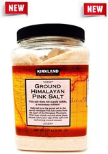 Himalayan Pink Salt Kosher 100 Raw Natural Unrefined Fine Grain, 5 Pounds NEW