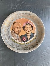Vintage Dwight and Mamie Eisenhower Presidential Collector Plate 7