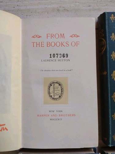 Antique 1890s BOOK Lot HARPERS American ESSAYIST Series HIGGINSON Curtis HUTTON - Picture 8 of 24